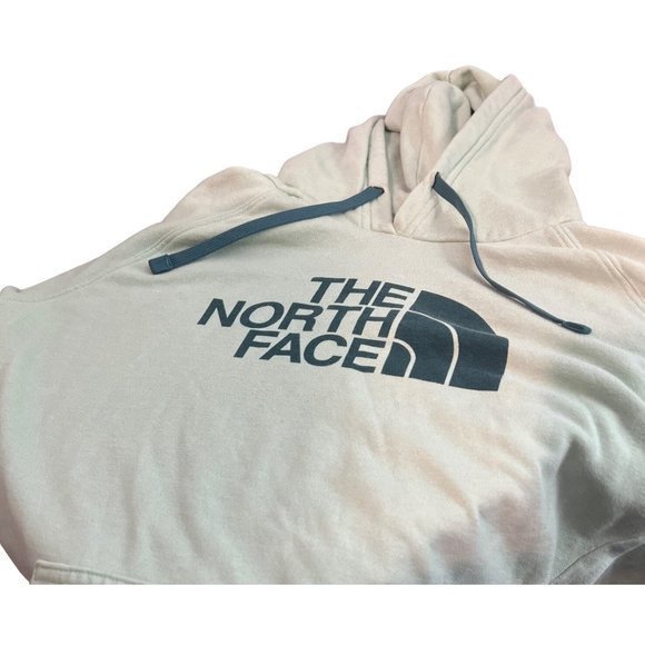 Womens The North Face Green Pull Over Hoodie Size Medium - Picture 4 of 5